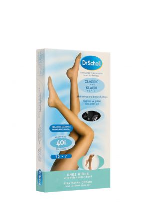2409 Scholl 40 Den.Kısa Dinlendirici Çorap Siyah / Nero