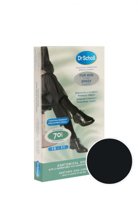 2415 Scholl 70 Den. Erkek Çorabı Siyah / Nero