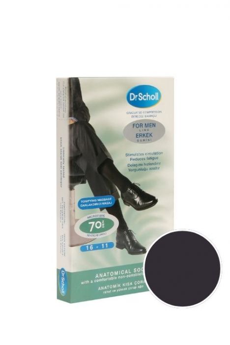 2416 Scholl 70 Den. Erkek Çorabı Antrasit / Anthracite