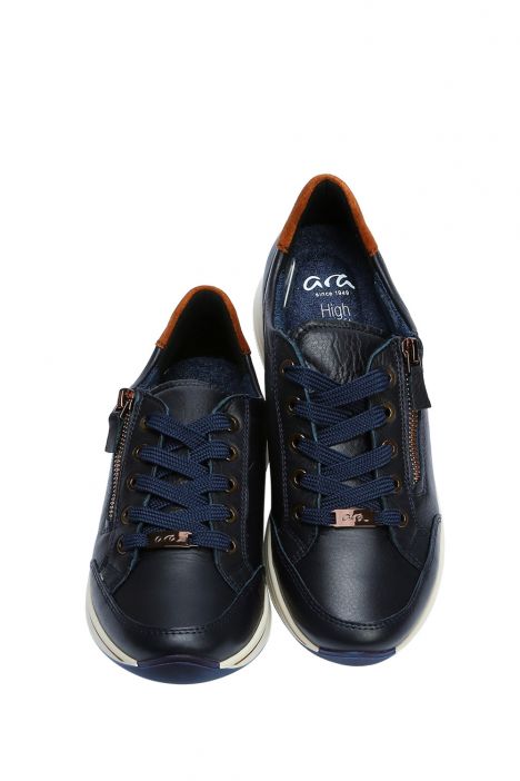 24801 Ara Shoes Kadın Deri Spor Ayakkabı 3.5-7.5 BLAU, NUTS - 22