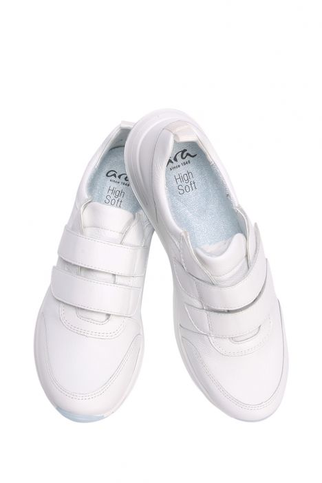 24806 Ara Shoes Osaka Kadın Deri Spor Ayakkabı 3.5-8.5 GAU-SOF,WHITE - 05GW
