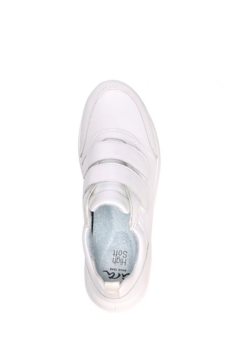 24806 Ara Shoes Osaka Kadın Deri Spor Ayakkabı 3.5-8.5 GAU-SOF,WHITE - 05GW