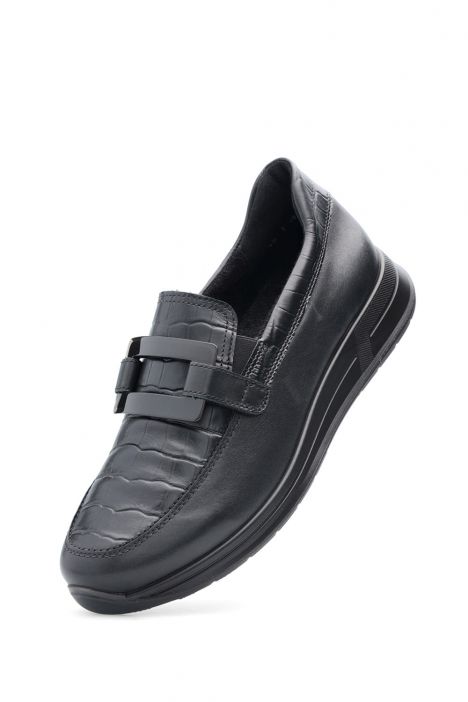 24822 Ara Shoes Osaka Kadın Deri Yürüyüş Ayakkabısı 3.5-7.5 11 SOFTCALF,SOFTKROKO, BLACK