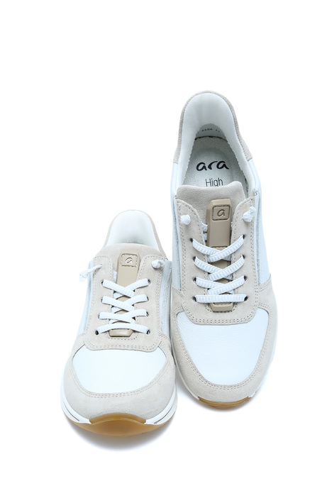 24836 Ara Shoes Osaka Kadın Easy 2 Go Sneaker 3.5-7.5 05 SHELL,WEISS