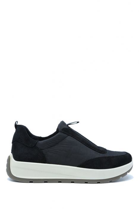 25104 Ara Shoes New York Kadın Sneaker Ayakkabı 3.5-7.5 01 KALBVELOUR,HY-SNOWSOFT , BLACK