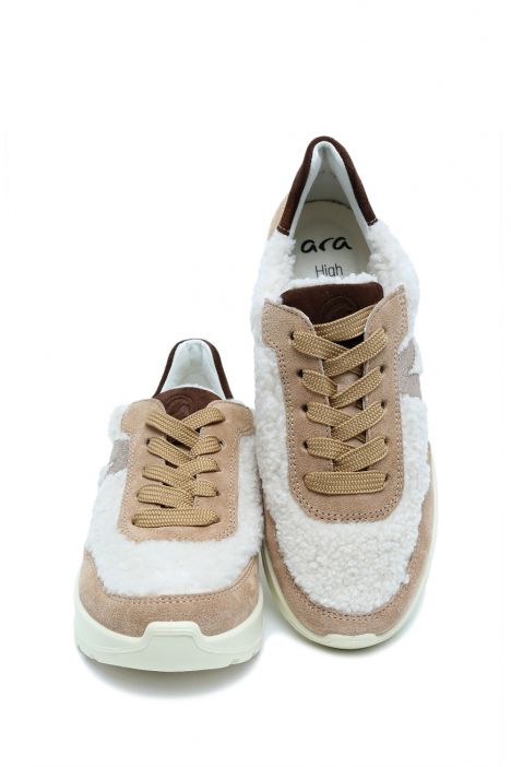 25113 Ara Shoes New York Kadın Spor Ayakkabı 3-7.5 09 BISCUIT,OFFWHITE,MOCCA