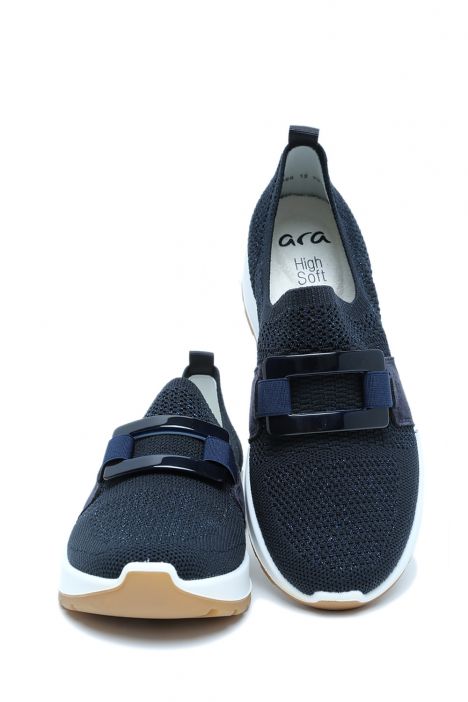 25120 Ara Shoes New York Kadın Yürüyüş Ayakkabısı 36-41 02 WOVENSTRETCH/LUREX,BLUE/BLAU
