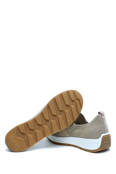25120 Ara Shoes New York Kadın Yürüyüş Ayakkabısı 36-41 08 WOVENSTRETCH/LUREX,SAND/GOLD