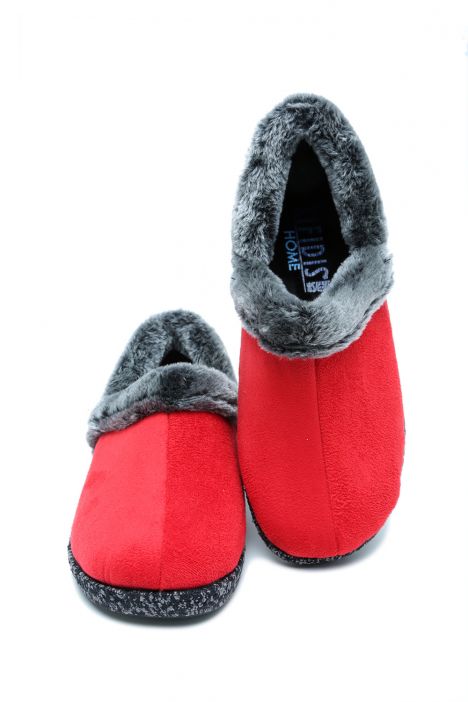 25375 Kifidis Home Kadın Ev Ayakkabısı 36-41 Kırmızı/Rojo