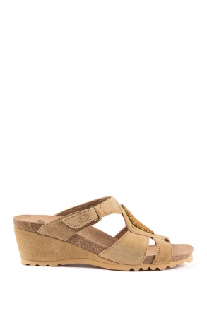 25419 Munalı Scholl Kadın Terlik 35-41 Bej / Beige