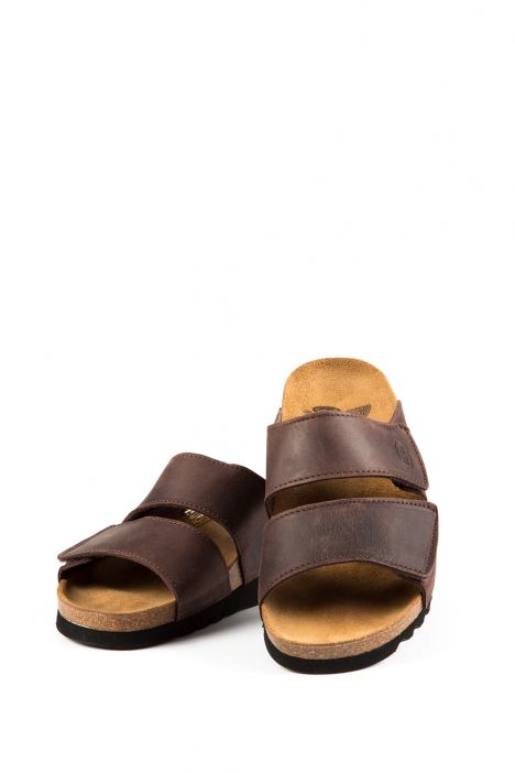25458 Aalım Scholl Kadın Terlik 35-42 DARK BROWN