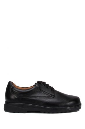 256101 Ganter Anatomik Erkek Deri Ayakkabı 6-11 Siyah / Black