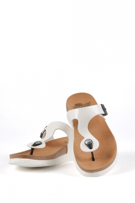25685 Scholl Beric Kadın Terlik 35-42 Beyaz / White