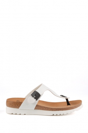25685 Scholl Beric Kadın Terlik 35-42 Beyaz / White