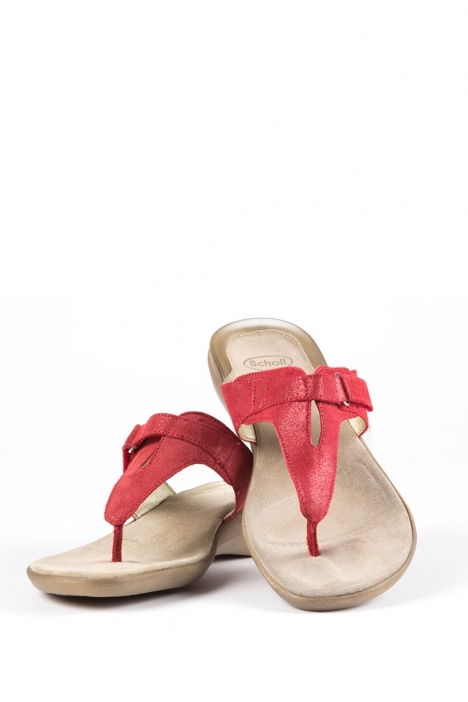 25695 Scholl Croset Kadın Terlik 35-41 Kırmızı / Red