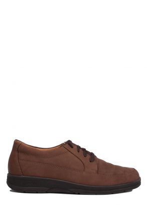 257532 Ganter Anatomik Erkek Nubuk Ayakkabı 6-11 MOCCA - KAHVE TONU
