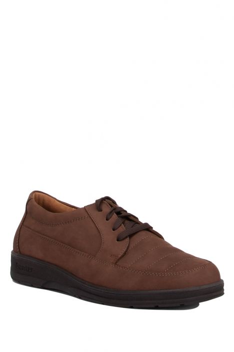 257532 Ganter Anatomik Erkek Nubuk Ayakkabı 6-11 MOCCA - KAHVE TONU