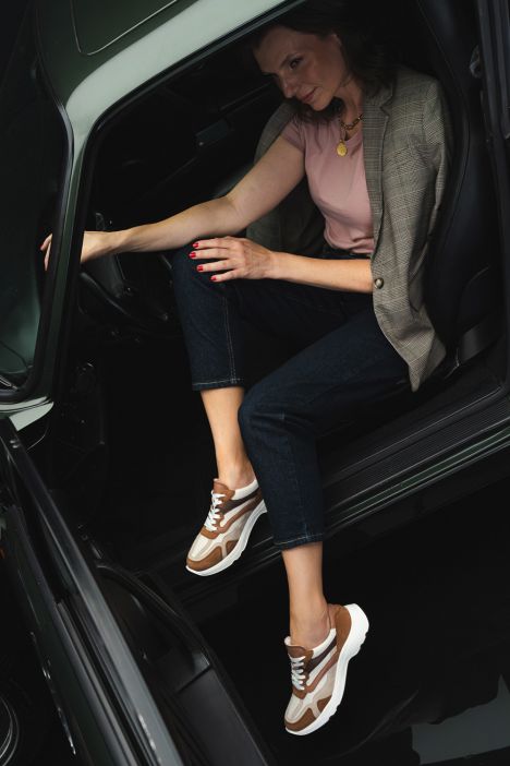 25804 Ara Shoes Boston Kadın Yürüyüş Ayakkabısı 36-41 03 MOUSSE,BEACH,CREAM,MOCCA