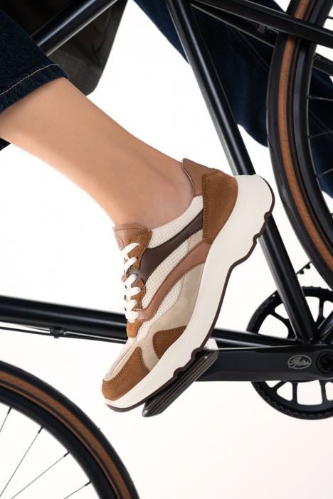 25804 Ara Shoes Boston Kadın Yürüyüş Ayakkabısı 36-41 03 MOUSSE,BEACH,CREAM,MOCCA