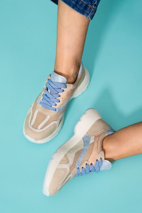 25804 Ara Shoes Boston Kadın Yürüyüş Ayakkabısı 36-41 05 SHELL,CREAM,CIELO,APRICOT