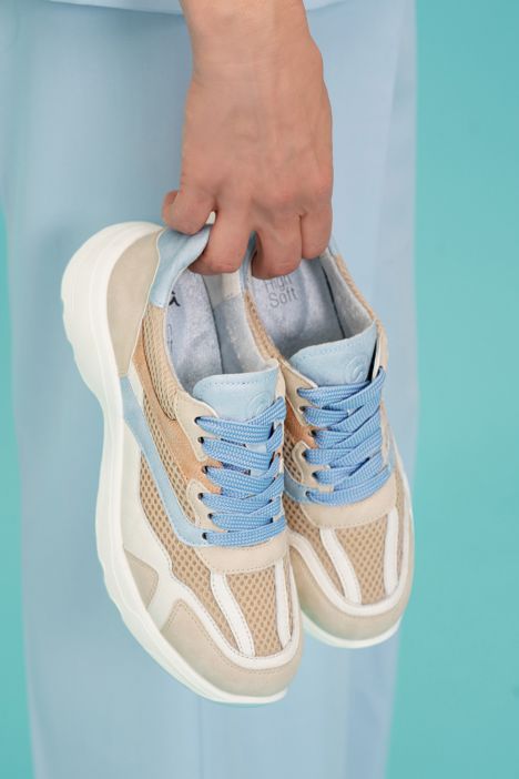 25804 Ara Shoes Boston Kadın Yürüyüş Ayakkabısı 36-41 05 SHELL,CREAM,CIELO,APRICOT