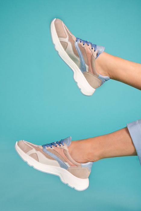 25804 Ara Shoes Boston Kadın Yürüyüş Ayakkabısı 36-41 05 SHELL,CREAM,CIELO,APRICOT