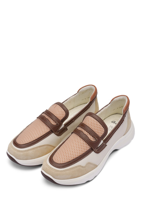25808 Ara Shoes Boston Kadın Loafer 36-41 08 BEACH,CREAM,MOCCA,MOUSSE