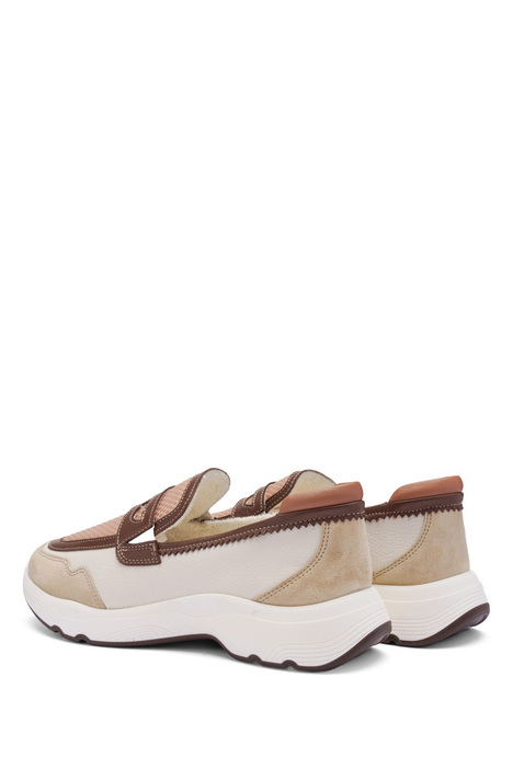 25808 Ara Shoes Boston Kadın Loafer 36-41 08 BEACH,CREAM,MOCCA,MOUSSE