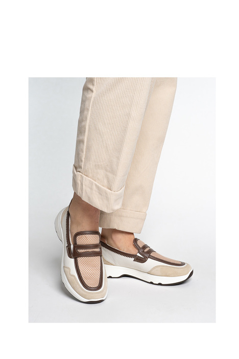 25808 Ara Shoes Boston Kadın Loafer 36-41 08 BEACH,CREAM,MOCCA,MOUSSE