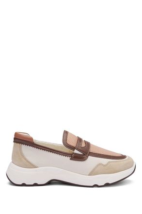25808 Ara Shoes Boston Kadın Loafer 36-41 08 BEACH,CREAM,MOCCA,MOUSSE