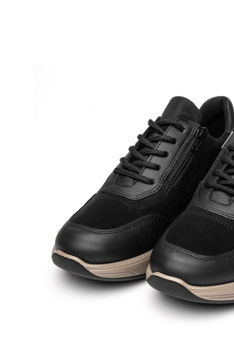25814 Ara Shoes Boston Gore-Tex Kadın Sneaker 36-42 01 HY-GAU-SO,HY-SC-O-S,HY-SN-SO-S , BLACK
