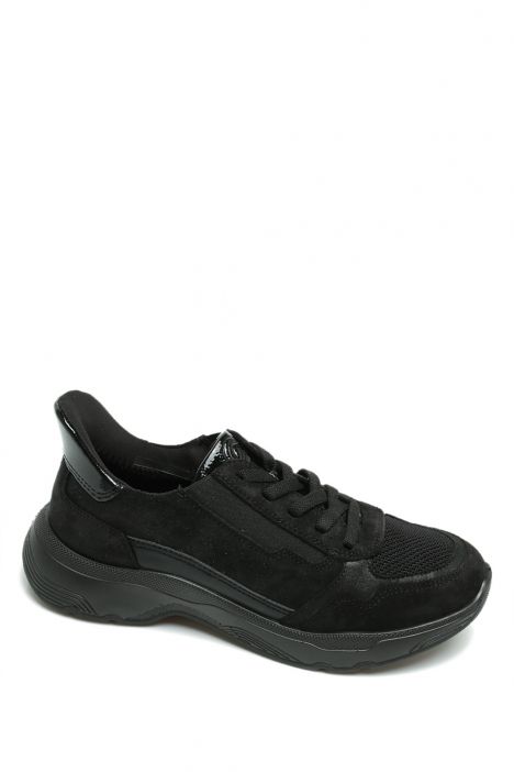 25816 Ara Shoes Boston Kadın Easy 2 Go Sneaker 36-42 01 K-VEL,KNI-S,NU-K,CL-CA-S,CRU-L , BLACK