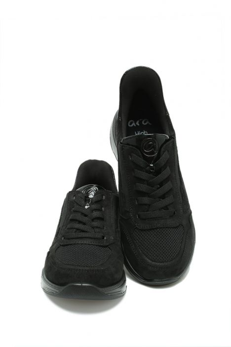 25816 Ara Shoes Boston Kadın Easy 2 Go Sneaker 36-42 01 K-VEL,KNI-S,NU-K,CL-CA-S,CRU-L , BLACK