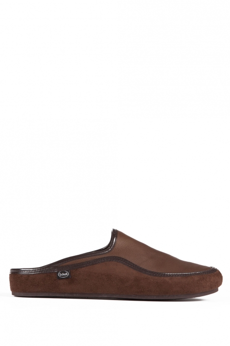 25957 Scholl Brandy ErkekTerlik 39-46 DARK BROWN