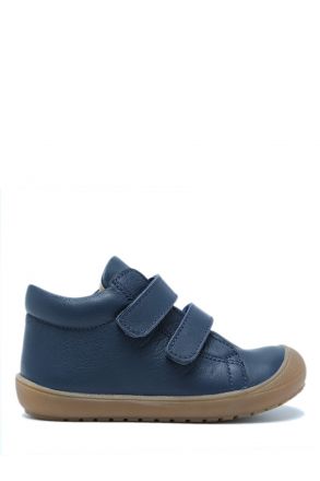 25W030 Kifidis-Kids İlk Adım Unisex Çocuk Deri Ayakkabı 19-24 Lacivert Deri