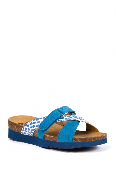 26077 Scholl Alanya Kadın Terlik 35-41 Mavi / Blue