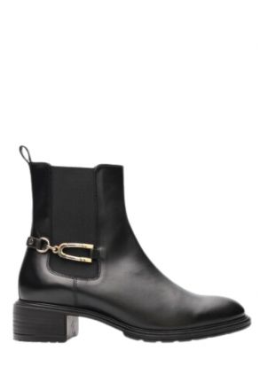 26104 Ara Shoes Parker Kadın Deri Bot 3.5-7.5 01 COUNTRY , BLACK
