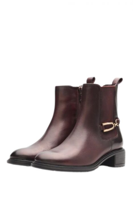 26104 Ara Shoes Parker Kadın Deri Bot 3.5-7.5 03 COUNTRY , CACAO