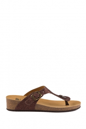 26542 Scholl Gandia Kadın Terlik 35-41 Kahverengi / Brown
