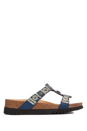 26607 Scholl New Bogota Kadın Terlik 36-40 DARK BLUE-LACİVERT TONU
