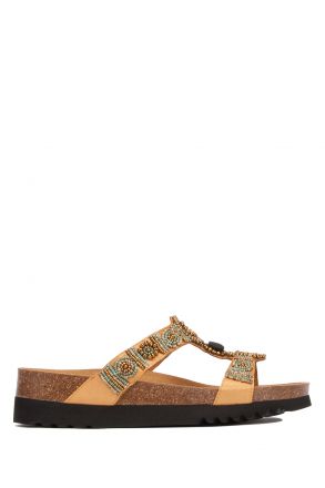 26607 Scholl New Bogota Kadın Terlik 36-40 Gold