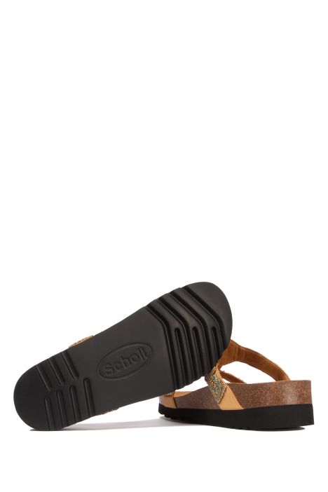 26607 Scholl New Bogota Kadın Terlik 36-40 Gold