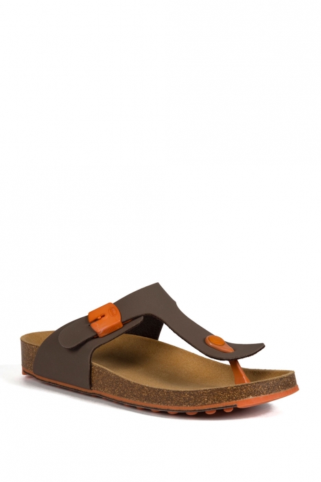 26721 Scholl Spikey S5 Kadın Terlik 35-41 BROWN/ORANGE