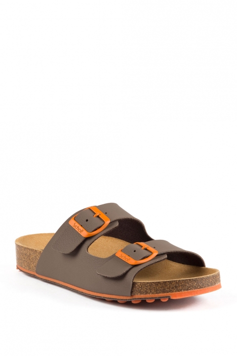 26722 Scholl Spikey S6 Kadın Terlik 35-41 BROWN/ORANGE