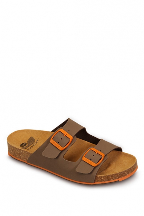 26722 Scholl Spikey S6 Kadın Terlik 35-41 BROWN/ORANGE