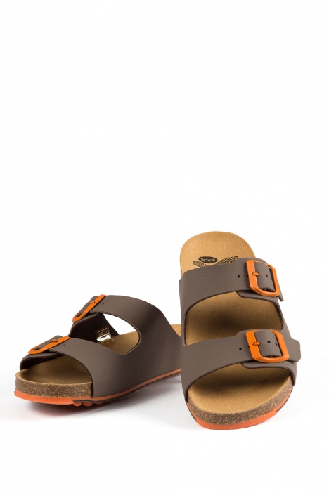 26722 Scholl Spikey S6 Kadın Terlik 35-41 BROWN/ORANGE