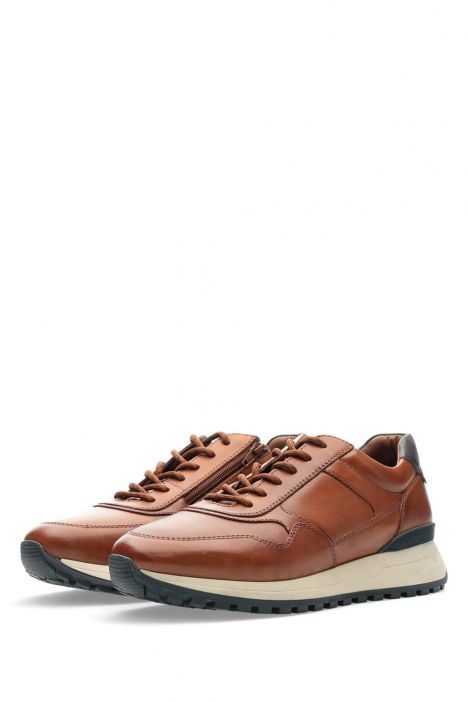 26801 Ara Shoes Meo Erkek Deri Sneaker Ayakkabı 40-46 04 H-CRUSTYCALF,H-WAXYCALF , COGNAC