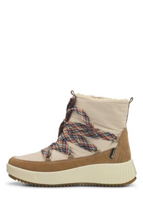 26909 Ara Shoes Davos Gore-Tex Kadın Bot 4.0-7.5 09 TEXTILE, WHITE