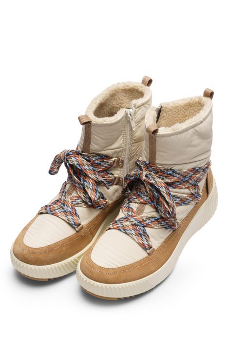 26909 Ara Shoes Davos Gore-Tex Kadın Bot 4.0-7.5 09 TEXTILE, WHITE