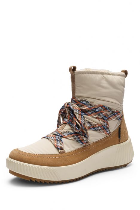 26909 Ara Shoes Davos Gore-Tex Kadın Bot 4.0-7.5 09 TEXTILE, WHITE